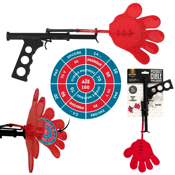 Fly swatter gun
