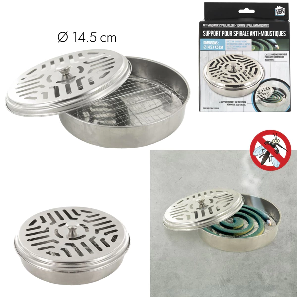Support spirale à encens