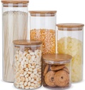 [5pcs glass jar] 5PACK GLASS JAR - 5 boîtes hermétiques.
