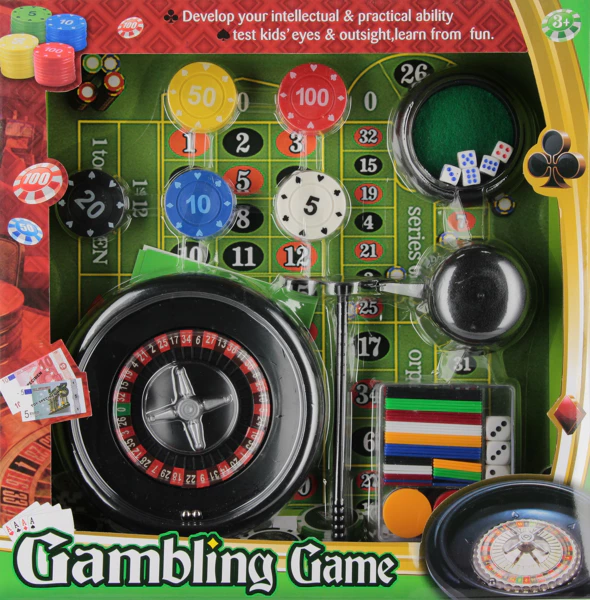 Jeu de roulette 33x33x7 mc fenêtre boîte