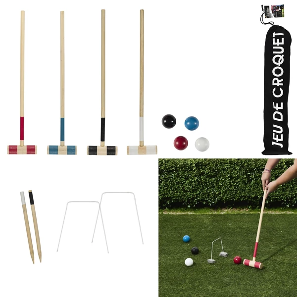 Jeu du croquet en bois