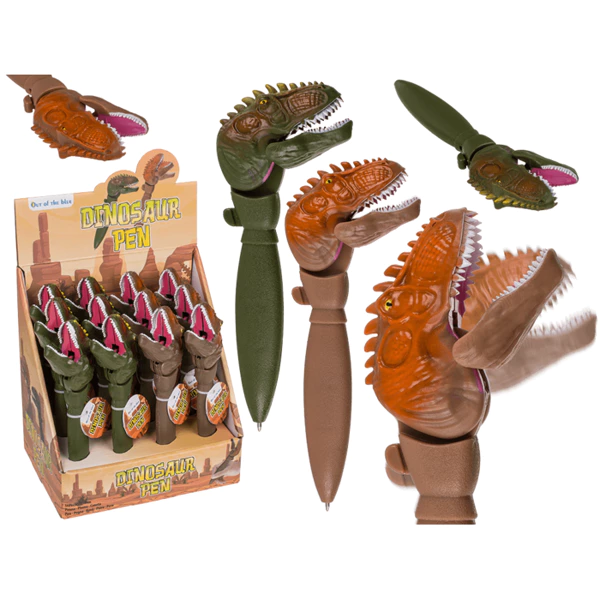 Stylo à bille, dinosaure, env.16,5 cm