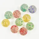 [28147] Bouncerz, paillettes, flummies, lot de 10, boules 