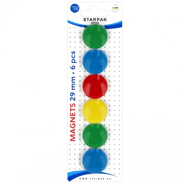 StarPak 29mm magnet Pack 6