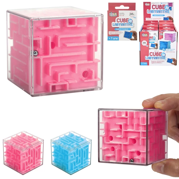 Labyrinth cube, 2- times matched
