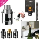 [KV70241] Sparkling wine stopper, steel, 3 assorted colors