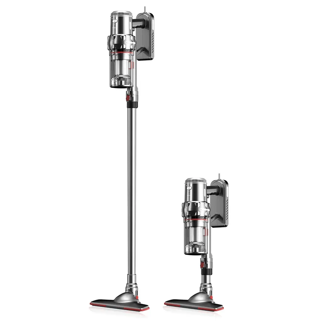 Cordless cyclonic vacuum cleaner 2000W with wall mount