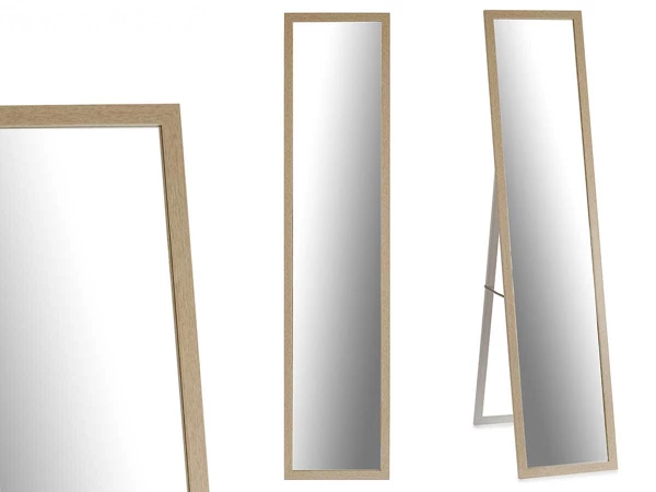 Miroir debout 30 x 120 cm bois naturel