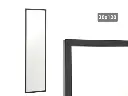 [ART-82704] Black frame mirror 30x120cm