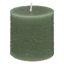 [123064H] Round candle olia ve 6.7x7, medium green