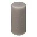 [103115] Bougie ronde olia gris 6.8x14, gris