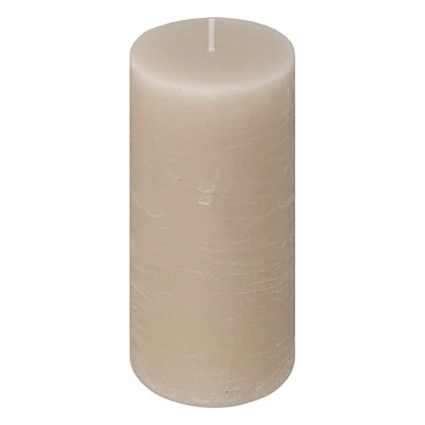 [103117] Round candle olia tp 6.8x14, beige