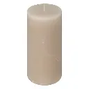 [103117] Round candle olia tp 6.8x14, beige