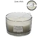 [CMP-BO5453] Harmony grey 3-wick scented candle D13cm