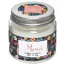[157858O] Moni Monoi 65g glass votive candle, multi-colored