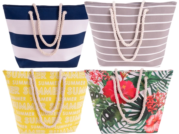 Beach bag 50 x 15 x 38 cm 4 patterns