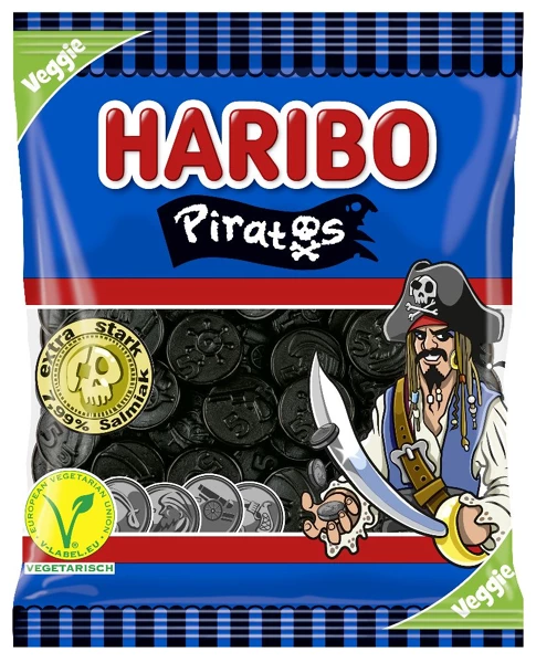 Haribo Pirates, sachet de 175 g