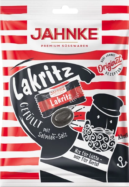Jahnke fourré à la réglisse sachet de 125g