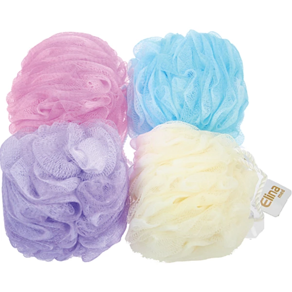 [40296] XL 100g shower ball with a thick cord and suction cup