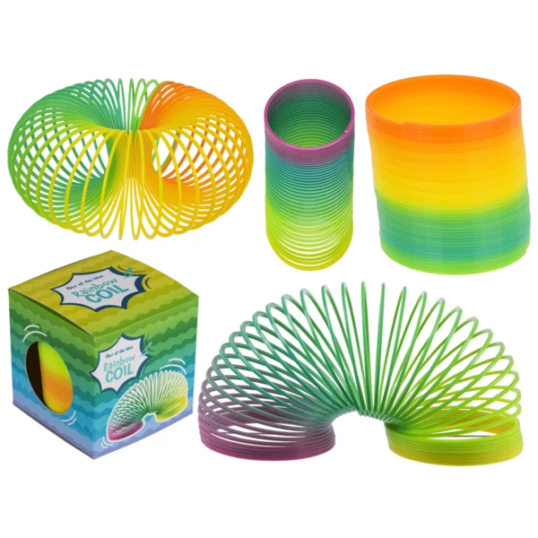 Rainbow Coil -Spirale, arc en ciel, env.6,5 cm