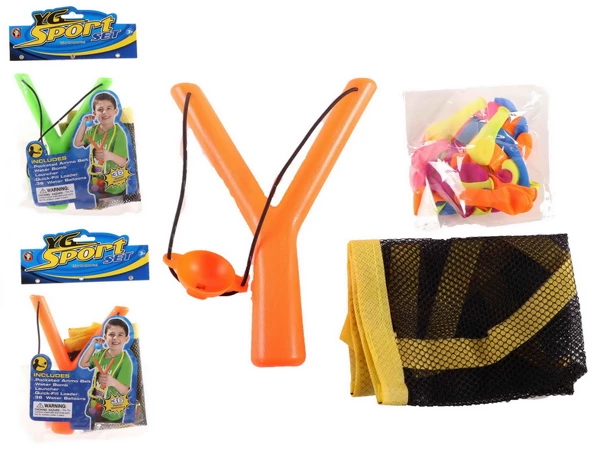 Catapulte avec 36 ballons à eau