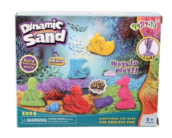 Sable dynamique 300 gr avec accessoires