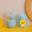 [YY-018/bleu] Adorable Blue Duck manicure kit for little ones.