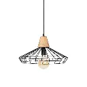 Suspension metal noir D37,5