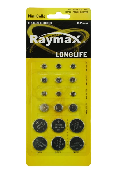 Raymax 18 pc cellular battery