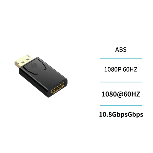Adaptateur DP mâle vers HDMI femelle