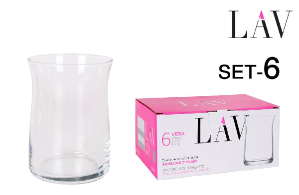 Set of 6 Vera Glasses 275 ml