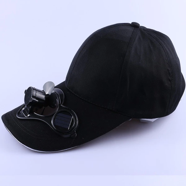 [D-NE-009-02] Casquette Solaire Solaire Noire