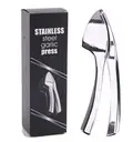 [TRS-6093] Presse-ail inox grande capacité, poignée ergonomique