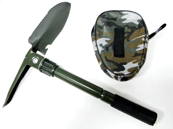 Multifunctional folding shovel
