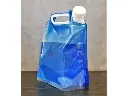 [EKW518P] Foldable water container, 5-liter capacity, 33 x 29 cm
