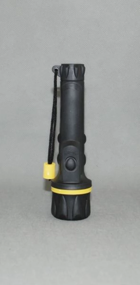 3 LED rubber flashlight 2xAA