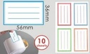 Foska 10 leaf sticker labels
