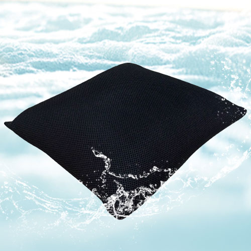 [SPAREHAUSSEUR]  SPA WEIGHTED SEAT BOOSTER - BLACK LAVA ROCK FILLED  