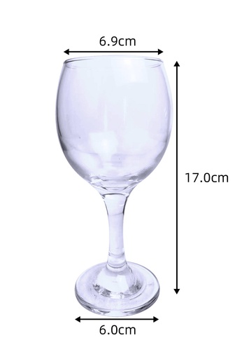 [2101] Set de 6 petits verres à vin 296 ml