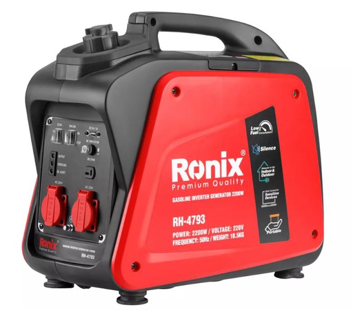 [RH-4793] RONIX RH-4793 GASOLINE INVERTER GENERATOR 2200W SILENT