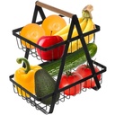Fruit and vegetable basket at two Ruhhy 24265 levels