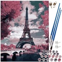 Peinture par numéros 40x50cm - Tour Eiffel 22784 
