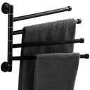 Salle de bain serviette Support - Noir Ruhhy 24474 