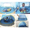 Beach tent with swimming pool 21204