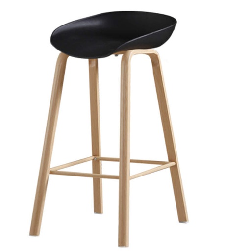 Tabouret de bar LEO avec coque blanche