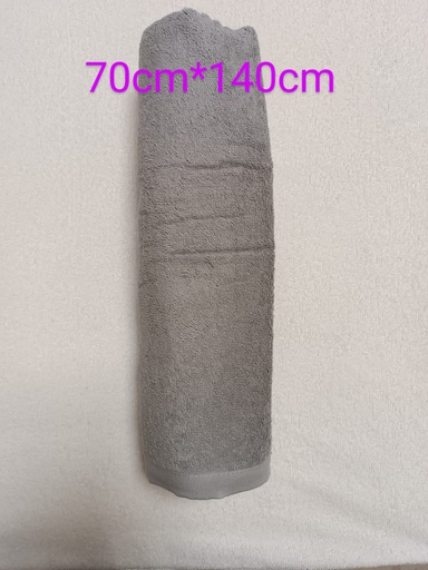 [S.Douche70*140] Gray cotton Bath towel 70cm*140cm