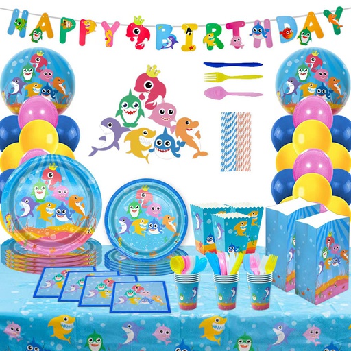 [YTS001] Kit Anniversaire Bébé Requin