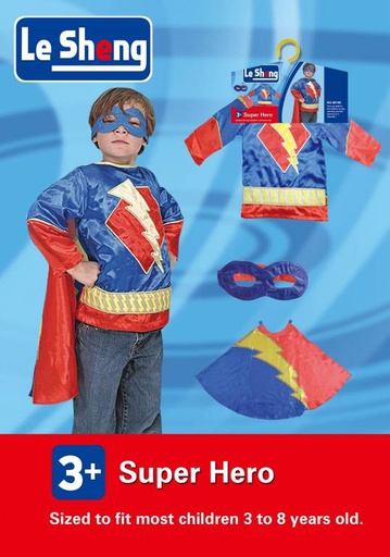 [09100] Super Hero déguisement 3/8 ans