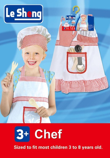 [0988-2] Cuisiniere deguisement 3/8 ans