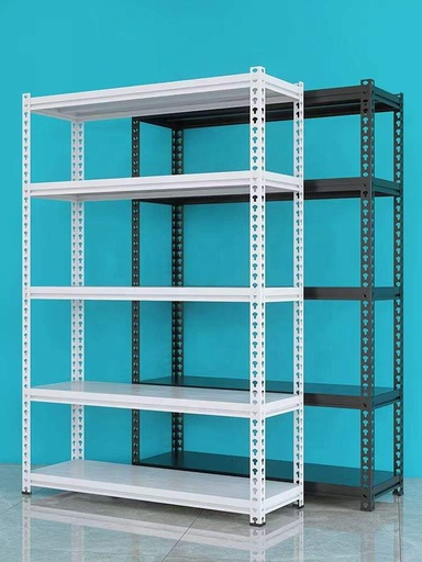 [BLANC L120*W50*H180cm] Etagere metal blanc (L120*W50*H180cm)